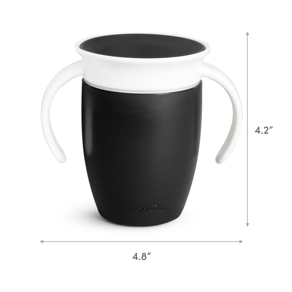 Miracle® 360° Black & White Trainer Cup, 7oz, 2pk